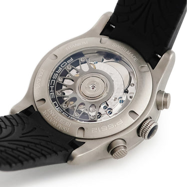 腕時計 ポルシェ デザイン PORSCHE DESIGN ダッシュボード PTC P6612 クロノグラフ 6612.10/2 自動巻き メンズ レッド デイト タキメーター