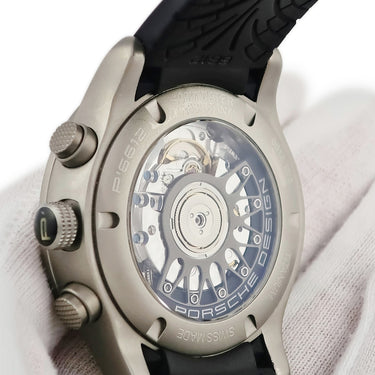 腕時計 ポルシェ デザイン PORSCHE DESIGN ダッシュボード PTC P6612 クロノグラフ 6612.10/2 自動巻き メンズ レッド デイト タキメーター