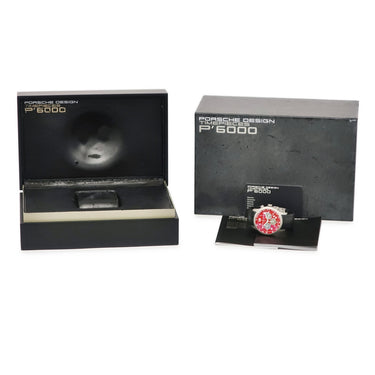 腕時計 ポルシェ デザイン PORSCHE DESIGN ダッシュボード PTC P6612 クロノグラフ 6612.10/2 自動巻き メンズ レッド デイト タキメーター