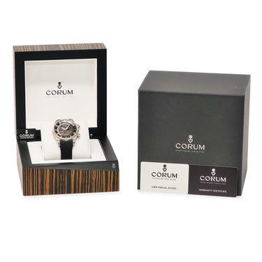 腕時計 コルム CORUM アドミラルズカップ レジェンド 47 ワールドタイマー 637.101.05/F371 AN01 自動巻き メンズ K18RG×Ti コンビ