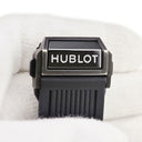 腕時計 ウブロ HUBLOT ビッグバン アラーム リピーター オールブラック リミテッド 403.CI.0140.RX 自動巻き メンズ GMT 黒 限定