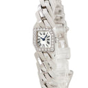 腕時計 カルティエ Cartier マイヨン ドゥ カルティエ スモールモデル WJBJ0003 クオーツ レディース K18WG無垢 純正ダイヤ シルバー