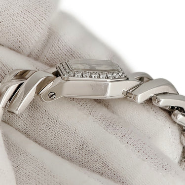 腕時計 カルティエ Cartier マイヨン ドゥ カルティエ スモールモデル WJBJ0003 クオーツ レディース K18WG無垢 純正ダイヤ シルバー