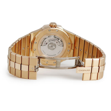 腕時計 ショパール CHOPARD アルパイン イーグル スモール 295370-5002 自動巻き メンズ 新品同様 K18RG無垢 純正ダイヤ シェル