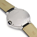 腕時計 カルティエ Cartier バロンブルー 36mm W69017Z4 自動巻き メンズ シルバー ギヨシェ 青針 ブルースティール ローマン