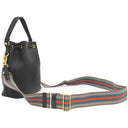 プラダ PRADA メタルロゴ 2WAY 1BE072 NERO レザー 2WAYバッグ ゴールド金具 黒 ショルダー 巾着