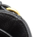 プラダ PRADA メタルロゴ 2WAY 1BE072 NERO レザー 2WAYバッグ ゴールド金具 黒 ショルダー 巾着