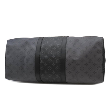 ルイヴィトン LOUIS VUITTON キーポル バンドリエール50 M45392 モノグラムエクリプス モノグラムエクリプスキャンバス モノグラムエクリプスリバースキャンバス ボストンバッグ シルバー金具 黒