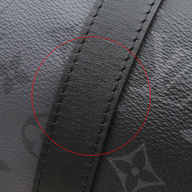 ルイヴィトン LOUIS VUITTON キーポル バンドリエール50 M45392 モノグラムエクリプス モノグラムエクリプスキャンバス モノグラムエクリプスリバースキャンバス ボストンバッグ シルバー金具 黒