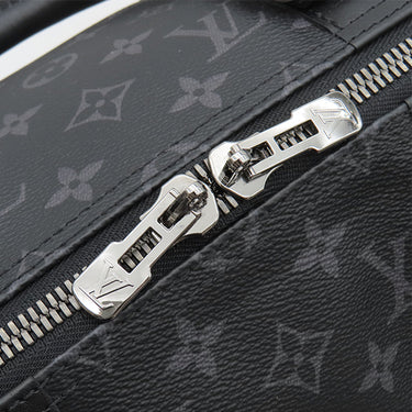 ルイヴィトン LOUIS VUITTON キーポル バンドリエール50 M45392 モノグラムエクリプス モノグラムエクリプスキャンバス モノグラムエクリプスリバースキャンバス ボストンバッグ シルバー金具 黒