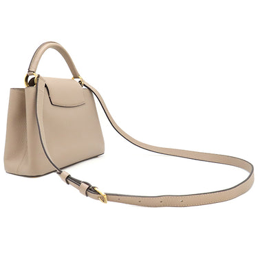 ルイヴィトン LOUIS VUITTON カプシーヌ BB M58718 ガレ トリヨンレザー 　　 2WAYバッグ ゴールド金具 グレージュ ショルダー