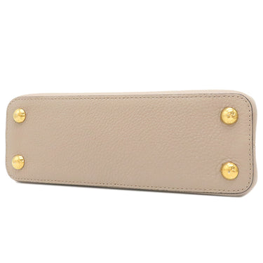 ルイヴィトン LOUIS VUITTON カプシーヌ BB M58718 ガレ トリヨンレザー 　　 2WAYバッグ ゴールド金具 グレージュ ショルダー