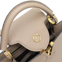 ルイヴィトン LOUIS VUITTON カプシーヌ BB M58718 ガレ トリヨンレザー 　　 2WAYバッグ ゴールド金具 グレージュ ショルダー