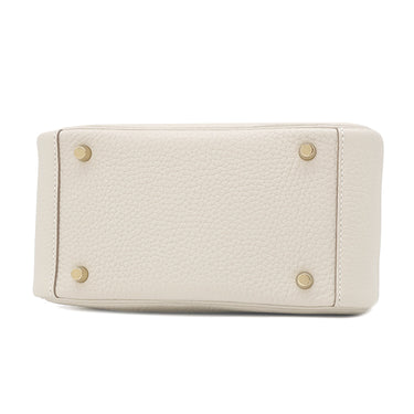 エルメス HERMES リンディ 2 ミニ 20 クレ トリヨンクレマンス ショルダーバッグ ゴールド金具 新品 未使用 オフホワイト