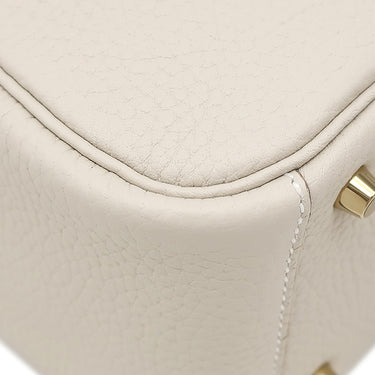 エルメス HERMES リンディ 2 ミニ 20 クレ トリヨンクレマンス ショルダーバッグ ゴールド金具 新品 未使用 オフホワイト