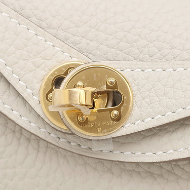 エルメス HERMES リンディ 2 ミニ 20 クレ トリヨンクレマンス ショルダーバッグ ゴールド金具 新品 未使用 オフホワイト