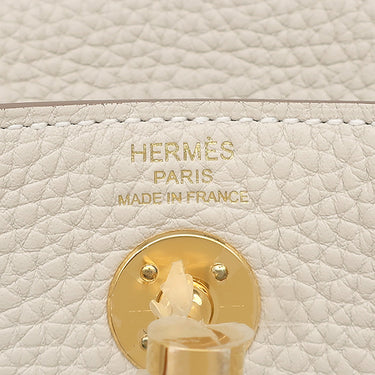 エルメス HERMES リンディ 2 ミニ 20 クレ トリヨンクレマンス ショルダーバッグ ゴールド金具 新品 未使用 オフホワイト