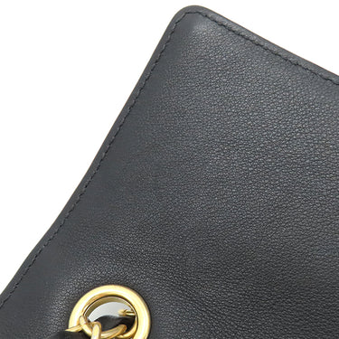シャネル CHANEL トップハンドル チェーンショルダー AS0804 ブラック レザー 2WAYバッグ ヴィンテージ金具 黒 ショルダー