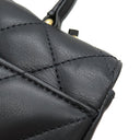 シャネル CHANEL トップハンドル チェーンショルダー AS0804 ブラック レザー 2WAYバッグ ヴィンテージ金具 黒 ショルダー