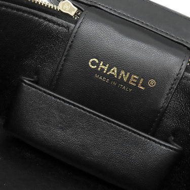 シャネル CHANEL マトラッセ 2way バニティバッグ AS3171 ブラック キャビアスキン 2WAYバッグ ゴールド金具 黒 ハンドバッグ ショルダー