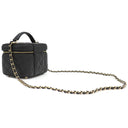 シャネル CHANEL マトラッセ 2way バニティバッグ AS3171 ブラック キャビアスキン 2WAYバッグ ゴールド金具 黒 ハンドバッグ ショルダー