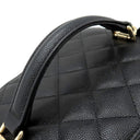 シャネル CHANEL マトラッセ 2way バニティバッグ AS3171 ブラック キャビアスキン 2WAYバッグ ゴールド金具 黒 ハンドバッグ ショルダー