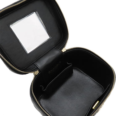 シャネル CHANEL マトラッセ 2way バニティバッグ AS3171 ブラック キャビアスキン 2WAYバッグ ゴールド金具 黒 ハンドバッグ ショルダー
