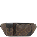 ルイヴィトン LOUIS VUITTON クリストファー バムバック M45337 モノグラムマカサー モノグラムマカサー ボディバッグ ブラック金具 茶 黒 ウエストバッグ