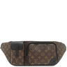 ルイヴィトン LOUIS VUITTON クリストファー バムバック M45337 モノグラムマカサー モノグラムマカサー ボディバッグ ブラック金具 茶 黒 ウエストバッグ