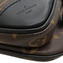 ルイヴィトン LOUIS VUITTON クリストファー バムバック M45337 モノグラムマカサー モノグラムマカサー ボディバッグ ブラック金具 茶 黒 ウエストバッグ