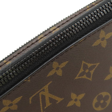 ルイヴィトン LOUIS VUITTON クリストファー バムバック M45337 モノグラムマカサー モノグラムマカサー ボディバッグ ブラック金具 茶 黒 ウエストバッグ