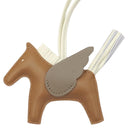 エルメス HERMES ロデオPM ペガサス ゴールド×エトゥープ×クレ アニューミロ バッグチャーム 茶 グレージュ オフホワイト