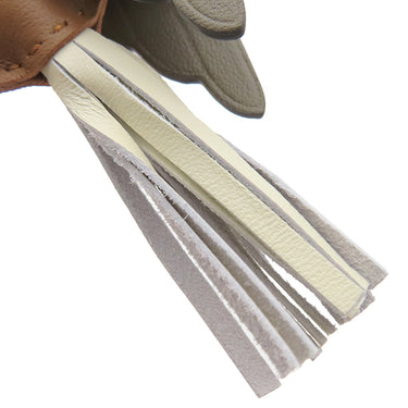 エルメス HERMES ロデオPM ペガサス ゴールド×エトゥープ×クレ アニューミロ バッグチャーム 茶 グレージュ オフホワイト