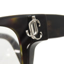 ジミーチュウ JIMMY CHOO ウェリントン 53□16 JC3012F ハバナ プラスチック メガネ シルバー金具 茶 マーブル JCロゴ