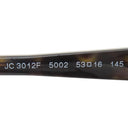 ジミーチュウ JIMMY CHOO ウェリントン 53□16 JC3012F ハバナ プラスチック メガネ シルバー金具 茶 マーブル JCロゴ