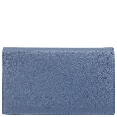 エルメス HERMES アジェンダヴィジョン ブルーアガット シェーブル 手帳カバー シルバー金具