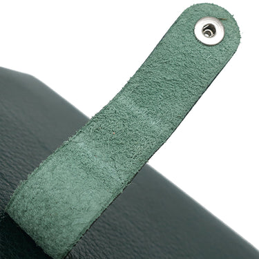 エルメス HERMES CDケース グリーン系 レザー 小物 シルバー金具 緑 ブックタイプ ノートカバー