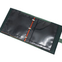 エルメス HERMES CDケース グリーン系 レザー 小物 シルバー金具 緑 ブックタイプ ノートカバー