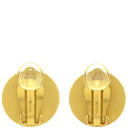 エルメス HERMES セリエ ブラックXゴールド GP ブラックシェル イヤリング ラウンド サークル ロゴ