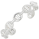 エルメス HERMES シェーヌダンクル アンシェネ シルバー シルバー925 ST バングル SV925 Ag925