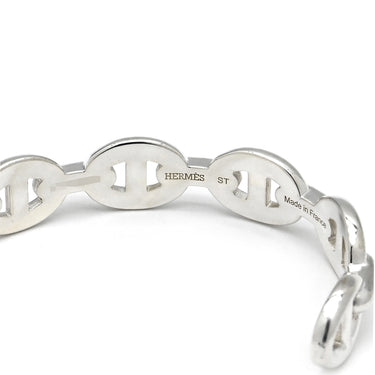 エルメス HERMES シェーヌダンクル アンシェネ シルバー シルバー925 ST バングル SV925 Ag925