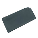 エルメス HERMES リミックスコンバイン ブルーニュイ×ヴェールアングレ ヴォーエプソン 長財布 シルバー金具 紺 緑 L字ファスナー