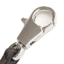 ブルガリ BVLGARI レッタレ トートバッグ ダークブラウン キャンバス レザー トートバッグ シルバー金具 茶