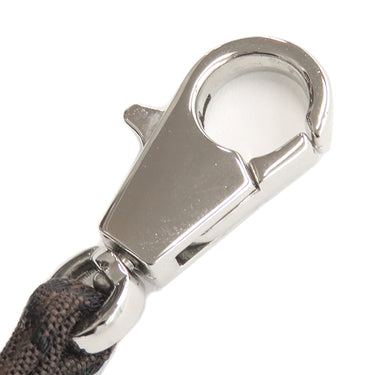 ブルガリ BVLGARI レッタレ トートバッグ ダークブラウン キャンバス レザー トートバッグ シルバー金具 茶