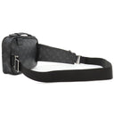 ルイヴィトン LOUIS VUITTON バムバッグ M42906 モノグラムエクリプス モノグラムエクリプスキャンバス ボディバッグ シルバー金具 黒 ショルダー ウエストバッグ