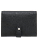 サンローラン SAINT LAURENT サック ド ジュール スープル 507604 ブラック レザー カードケース シルバー金具 黒