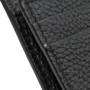 サンローラン SAINT LAURENT サック ド ジュール スープル 507604 ブラック レザー カードケース シルバー金具 黒