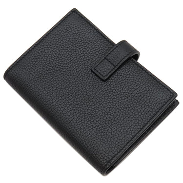 サンローラン SAINT LAURENT サック ド ジュール スープル 507604 ブラック レザー カードケース シルバー金具 黒