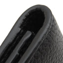 サンローラン SAINT LAURENT サック ド ジュール スープル 507604 ブラック レザー カードケース シルバー金具 黒