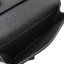 サンローラン SAINT LAURENT サック ド ジュール スープル 507604 ブラック レザー カードケース シルバー金具 黒